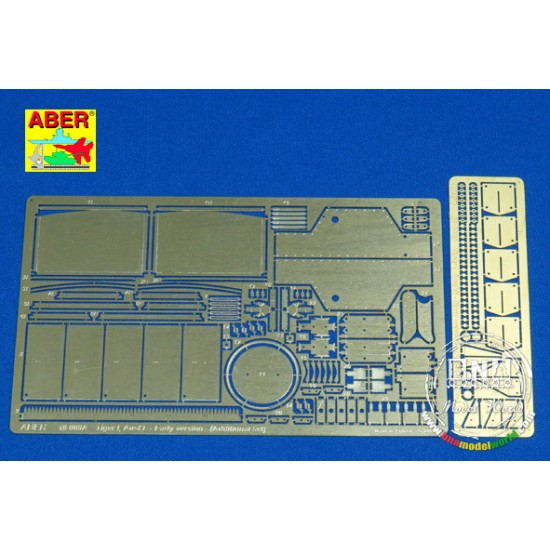Photoetch for 1/16 German Tiger I, Ausf.E Early Version (Additional) for Tamiya