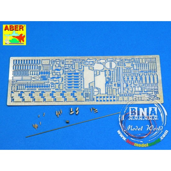 Photo-etched Parts for 1/35 German Standardpanzer E-50 for Trumpeter kit
