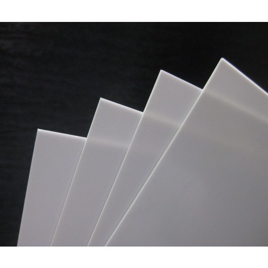 Polystyrene Plates 195 x 315 x 0.50 mm x 4pcs