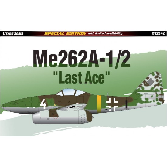 1/72 Messerschmitt Me 262A-1/2 "Last Ace" [Special Edition]