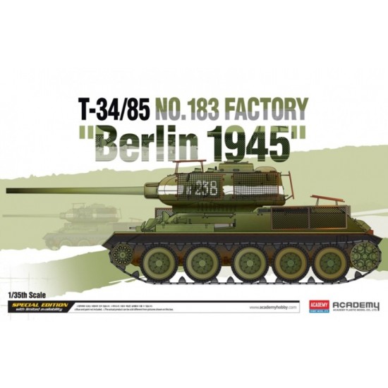 1/35 Russian T-34/85 No.183 Factory "Berlin 1945"