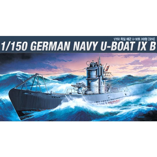 1/150 German Navy Diving U-Boat IXB W/M