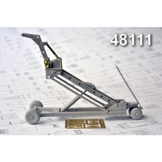 1/48 Crane Cart For Aircraft Weapons Loading (Up To 500kg)