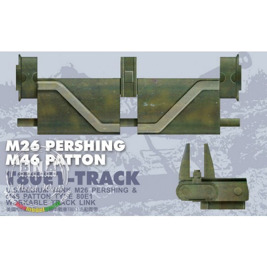 1/35 T80E1 Workable Track for M26 Pershing/M46 Patton Medium Tank 
