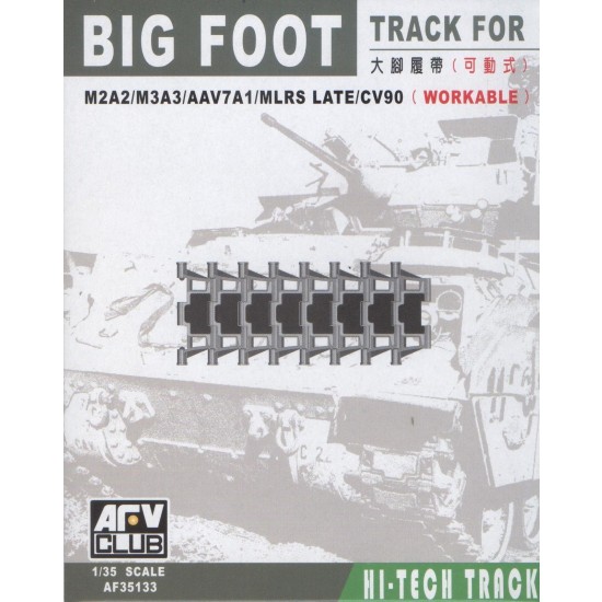 1/35 "Big Foot" Workable Track for M2/M3/AAV7/MLRS/CV90
