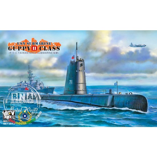 1/350 USN Guppy II Class Submarine
