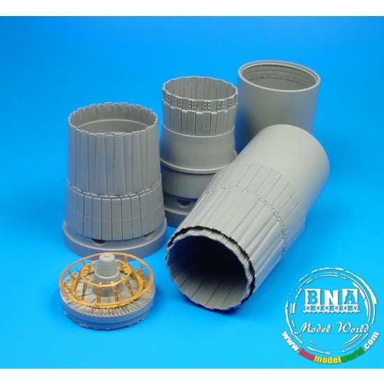 1/32 Su-27 Flanker B Exhaust Nozzles for Trumpeter kit