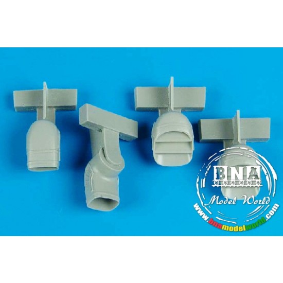 1/72 Harrier GR.5/7 Exhaust Nozzles for Hasegawa kit