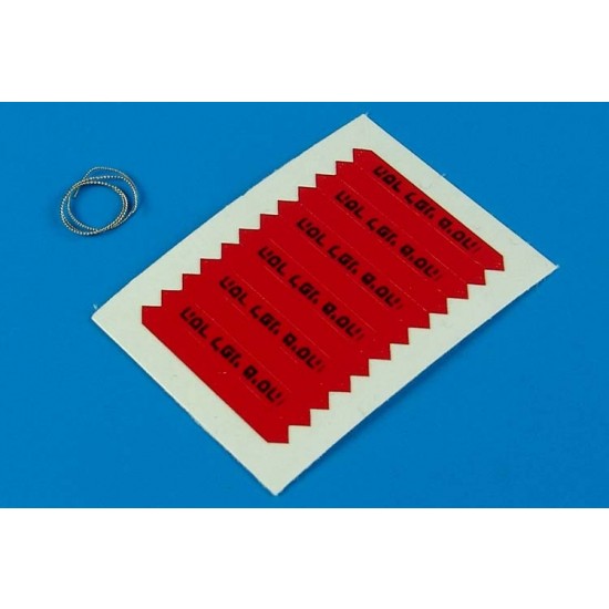 1/32 Remove Before Flight Flags - IDF - Black Lettering