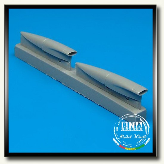 1/48 F-8 Crusader Air Cooling Scoops for Hasegawa kit