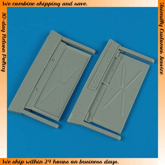 1/48 Mikoyan-Gurevich MiG-29A Fulcrum Air Intake Covers for Academy kit