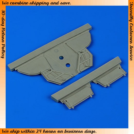 1/48 McDonnell F-101A/C Voodoo Undercarriage Covers for KittyHawk kit