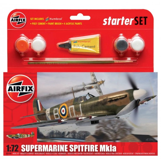 1/72 Supermarine Spitfire Mk.Ia Gift/Starter Set