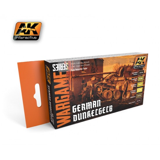 Wargame Series - German Dunkelgelb Set (6 x17ml)