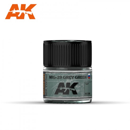 Real Colours Aircraft Acrylic Lacquer Paint - MIG-29 Grey Green (10ml)