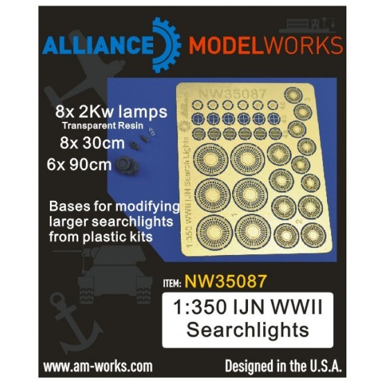 1/350 WWII IJN Searchlights