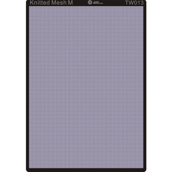 Knitted Mesh - Medium 0.8mm Spacing (Size: 11cm x 7cm)