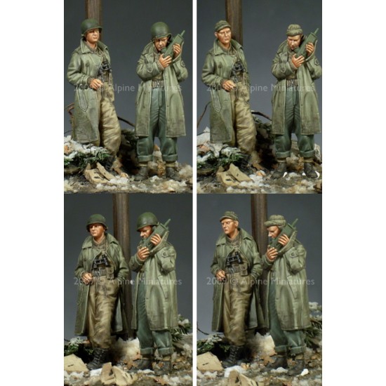1/35 WWII US Army Officer Set (2 figures)