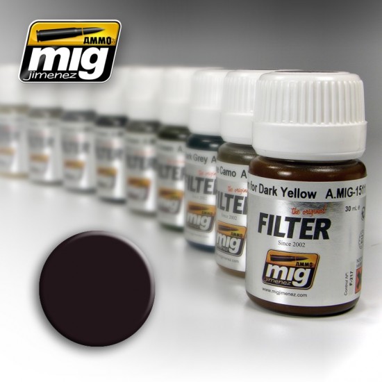 Filter - Brown for Dark Green (Enamel Based, 30ml)