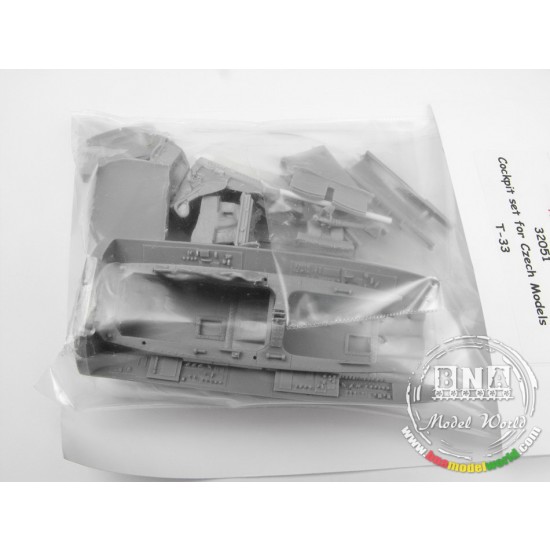 1/32 T-33 Shooting Star Cockpit Set with Reference CD (for Czech Models kit)