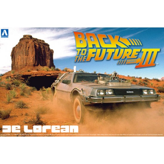 1/24 Back To The Future DeLorean Part III Railroad Version