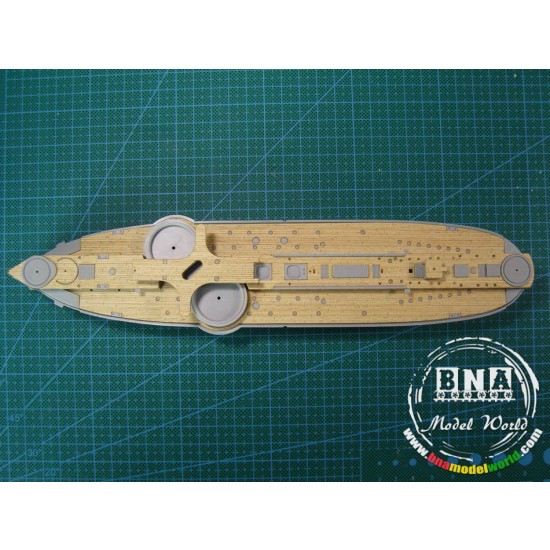 1/350 Imperial Chinese Peiyang Fleet "Ting Yuen" Wooden Deck for Bronco NB5016