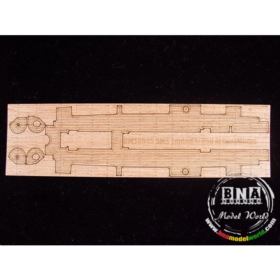 1/350 Kreuzer SMS Emden Wooden Deck for Revell kit #05041