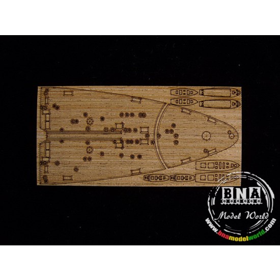 1/700 Italian Navy RN Littorio 1941 Wooden Deck for Trumpeter kit #05778
