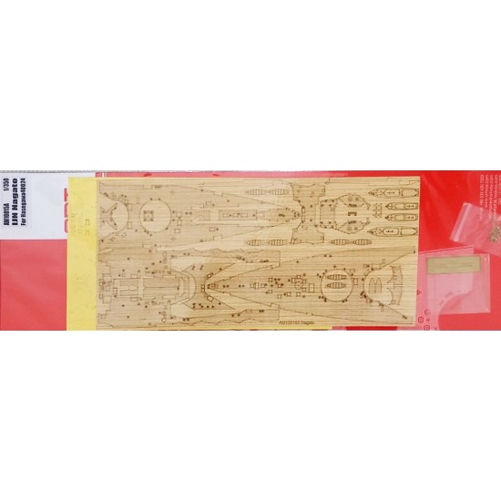 1/350 IJN Nagato Wooden Deck w/Masking Sheet & Photoetch for Hasegawa kit #40024
