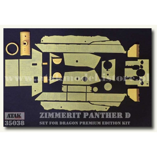 1/35 Zimmerit for Panther D (for DRAGON Premium Ed.)