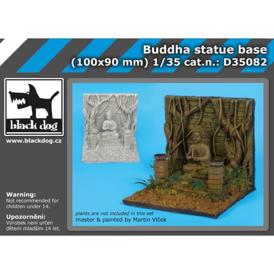1/35 Buddha Statue Base (100 x 90mm) 