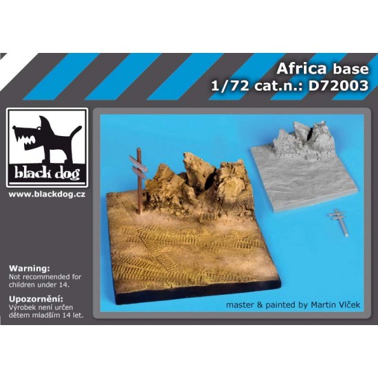 1/72 Africa Diorama Base for Wars