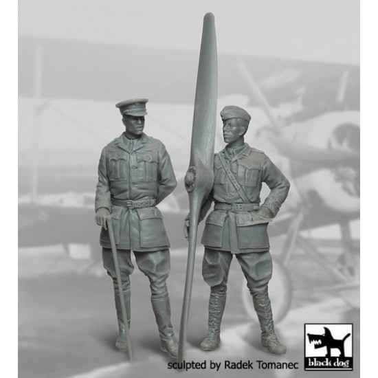 1/32 RFC Fighter Pilots Set 1914-1918 (2 Pilots)