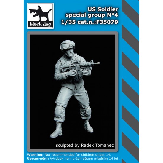 1/35 US Soldier Special Group Recon Scout XT Reconnaissance Robot No.4 (1 Figure)