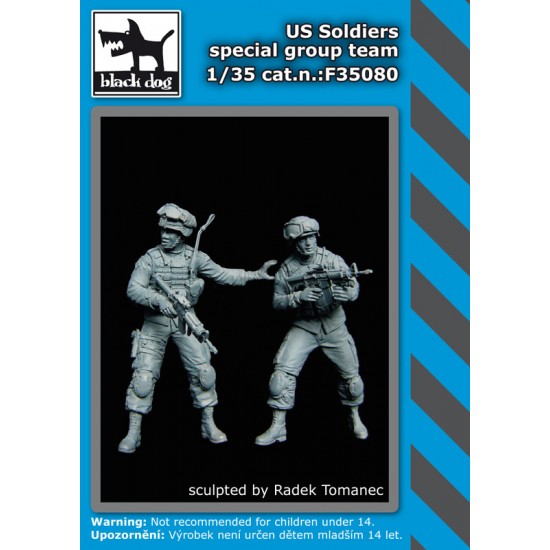 1/35 US Soldiers Special Group Recon Scout XT Reconnaissance Robot set.2 (2 Figures)