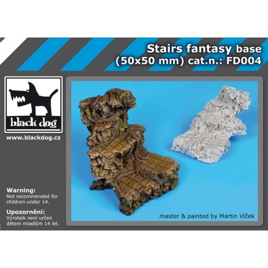 Stairs Fantasy Diorama Base (50mm x 50mm)