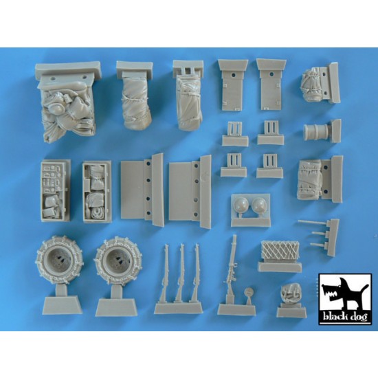 1/35 Pattern 1920 w/Sand Tyres Accessories &Conversion Set for Roden kit