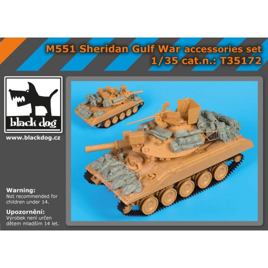 1/35 M551 Sheridan Gulf War Accessories Set