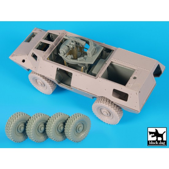 1/35 M1117 Guardian Interior Accessories Set with Wheels