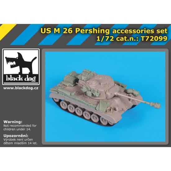 1/72 US M26 Pershing Accessories Set
