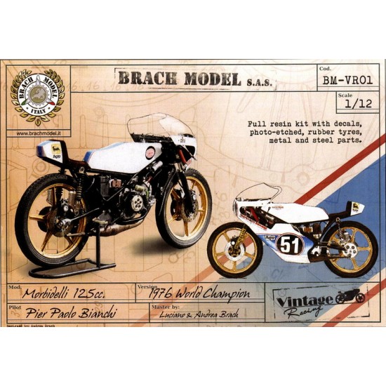1/12 Morbidelli 125cc 1976 World Champion Machine (Driver: Pier Paolo Bianchi)