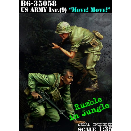 1/35 US Army Infantry Vol.9 "Move! Move!" with Decals (2 Figures)
