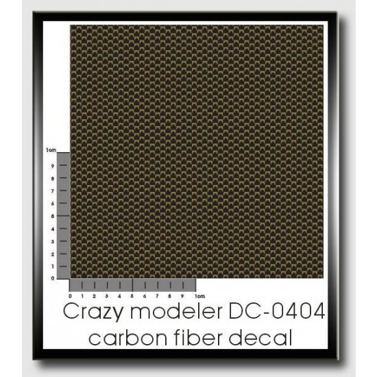 Carbon Fibre Decal Sheet (70%)