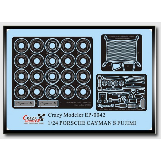Photoetch for 1/24 Porsche Cayman S (for Fujimi) (3pcs)