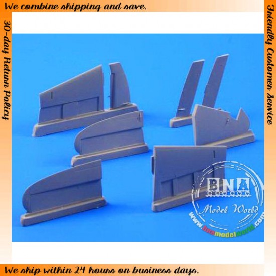 1/72 Westland Wyvern S.4 Control Surfaces for Trumpeter kit