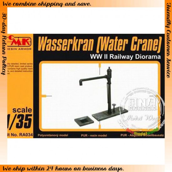 1/35 WWII German Railway Diorama - Wasserkran (Water Crane)