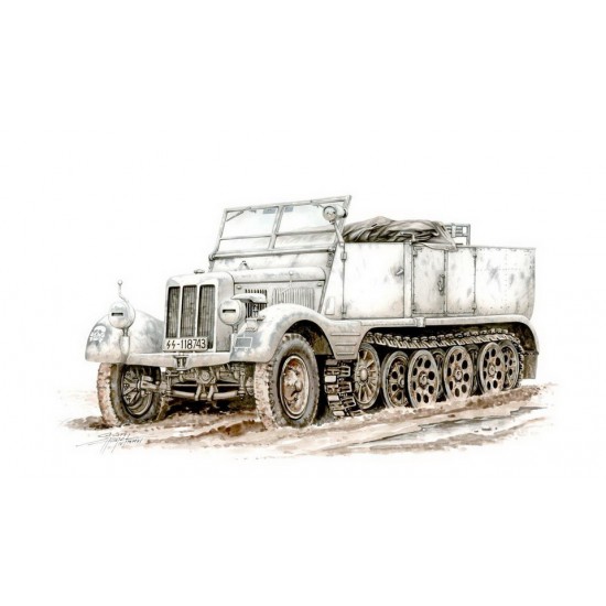 1/72 German SdKfz 11 Leichter Zugkraftwagen 3t