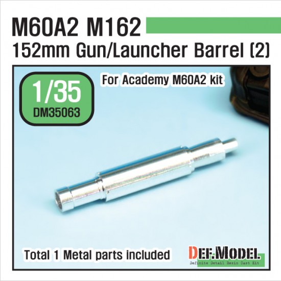 1/35 US M60A2 M162 152mm Metal Gun Barrel Set #2 for Academy kit