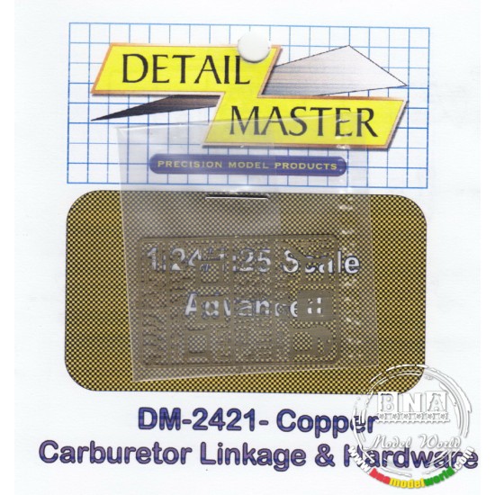 1/24 Copper Carburettor Linkage & Hardware