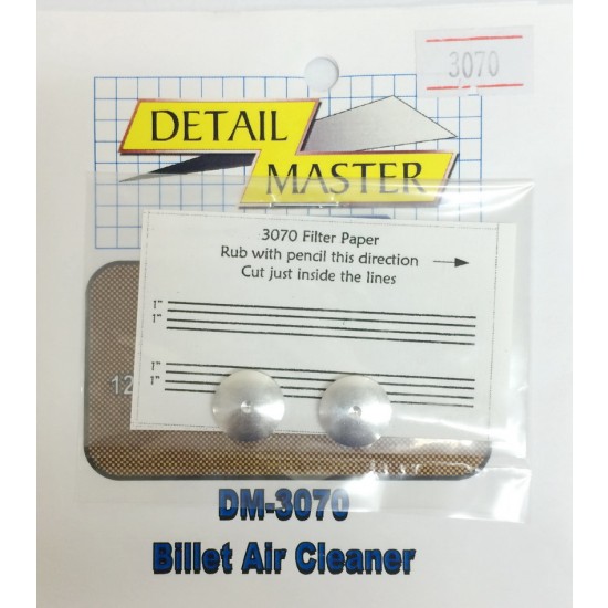 1/24 Billet Air Cleaners (12" x 1") 2pcs